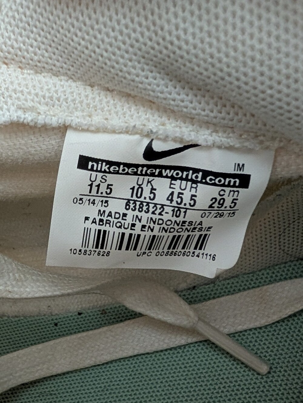 🎬 'Mummy’ Nike Blazer Mid Size 11.5 - Picture 7 of 9